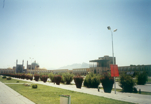 in imam square, in Isphahan